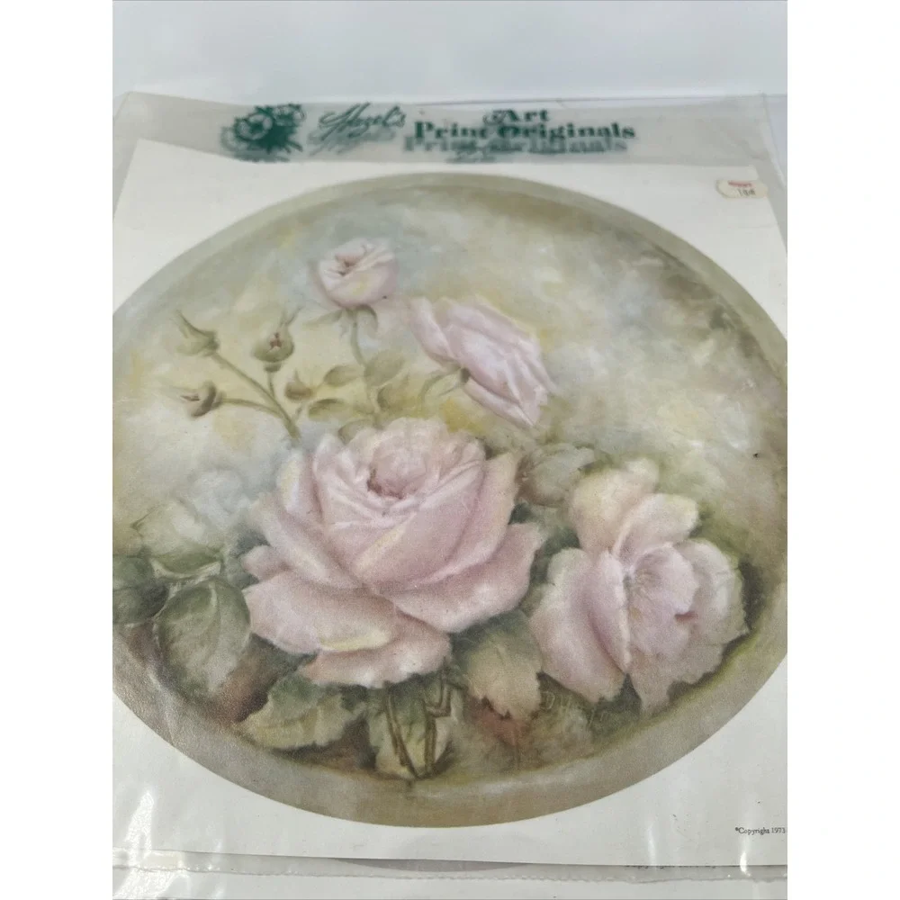 Vintage Hazel Pearson Handicrafts Art Print Originals Lot of 2‎ Transfers